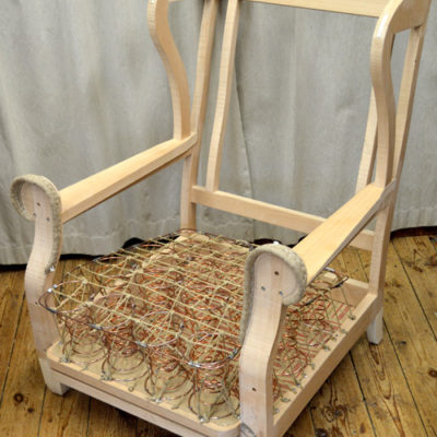 Rekonstruktion Ohrensessel 20er Jahre Gestell