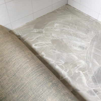 Linoleum Verlegung Untergrund Kleber