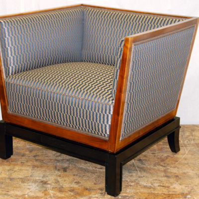 Polsterung antiker Sessel Arbeitsprobe