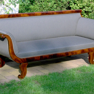 Polsterung antikes Sofa Arbeitsprobe