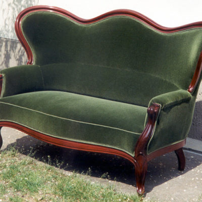 Polsterung antikes Sofa Arbeitsprobe