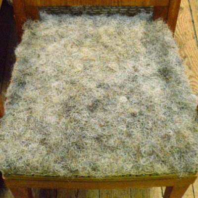 Fertige Facon mit Rosshaar pikiert