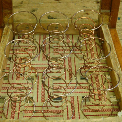 Gegurtet Zarge von untern