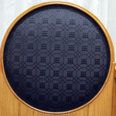 Rekonstruierte Polsterung der Rückenlehne mit Rosshaarstoff