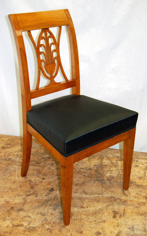 Polsterung Biedermeierstuhl Dokumentation 9