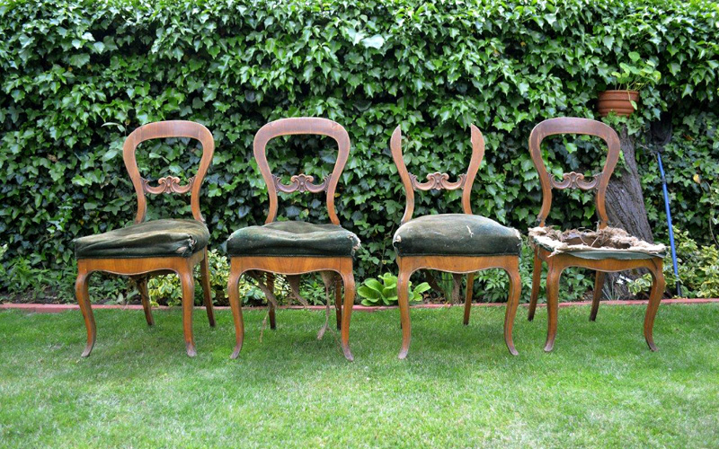 Spätbiedermeierstühle 1860