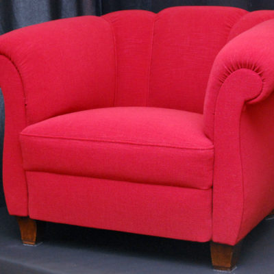 fertig restaurierter Chesterfield Sessel