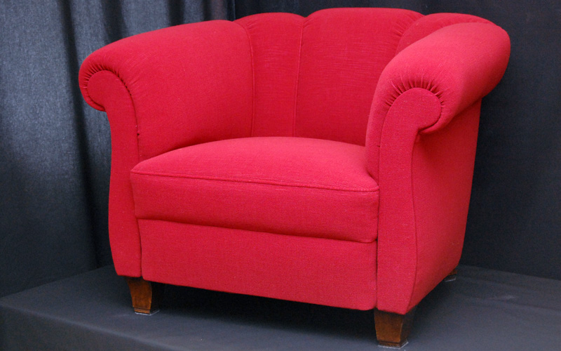 fertig restaurierter Chesterfield Sessel