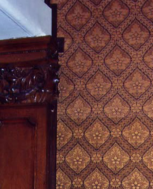 Restaurierung textile Wandbespannung