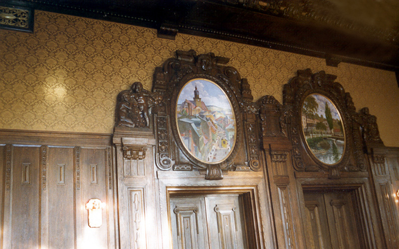 Wandbespannung im Rathaus Werdau