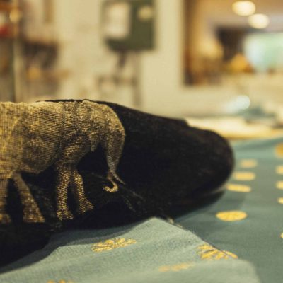 Polster Bezugsstoff Muster Elefant