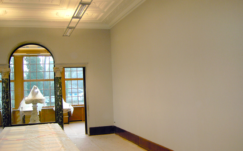 Wandbespannung aus Stoff